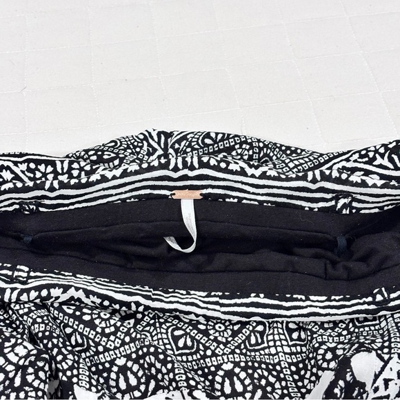 Free People Women Of The Water Maxi Dress Bandeau Black White Boho Small/Medium - Picture 7 of 12